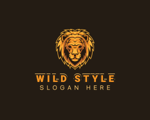 Lion Wild Leo logo design