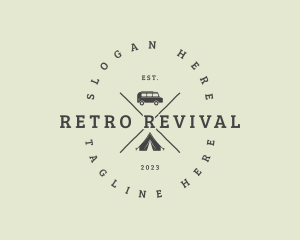 Retro Camping Van logo