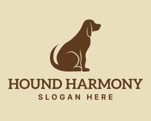 Brown Hound Dog logo