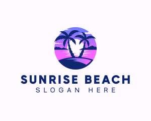 Ocean Beach Island logo design