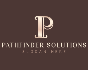 Luxury Elegant Letter P logo design