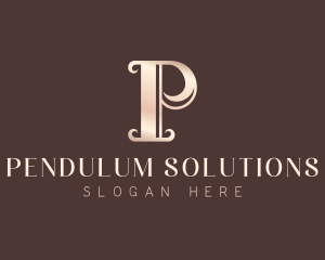 Luxury Elegant Letter P logo design