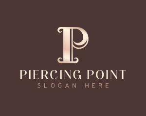 Luxury Elegant Letter P logo design