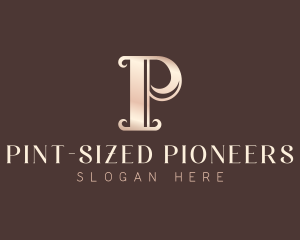 Luxury Elegant Letter P logo design