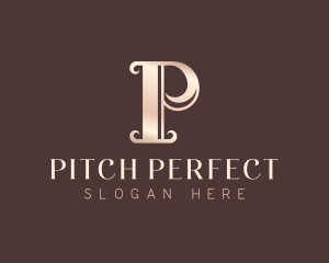 Luxury Elegant Letter P logo design