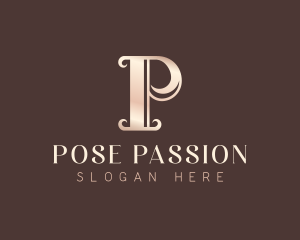 Luxury Elegant Letter P logo design