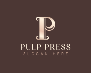 Luxury Elegant Letter P logo design