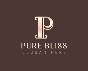 Luxury Elegant Letter P logo design