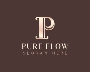 Luxury Elegant Letter P logo design