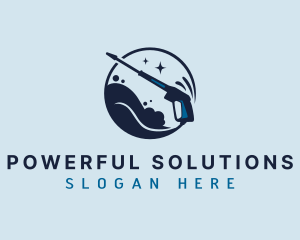 Sanitation Pressure Washer logo design