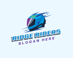 Motorcycle Racing Helmet logo design