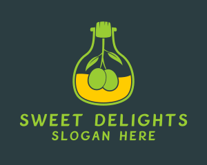 Olive Oil Jar  Logo