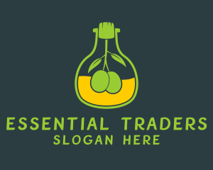 Olive Oil Jar  logo design