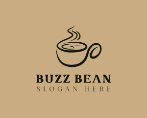 Cafe Coffee Cup logo design