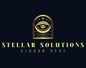 Astral Moon Eye logo design