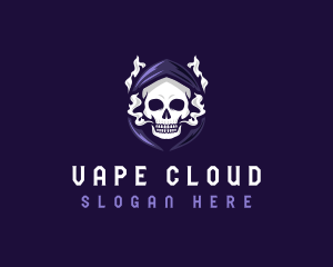 Smoke Skull Vaping logo design