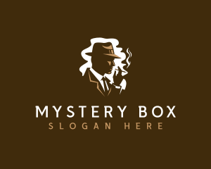 Mysterious Mafia Man logo design