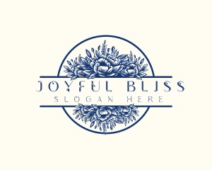 Floral Bouquet Floristry logo design