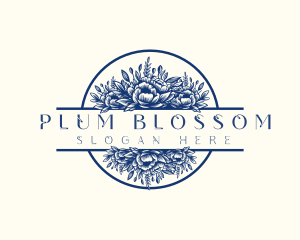 Floral Bouquet Floristry logo design