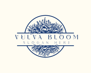 Floral Bouquet Floristry logo design