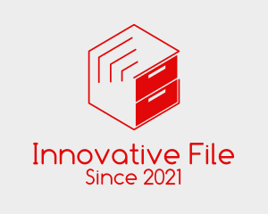 Red File Cabinet  logo