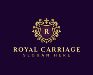 Decorative Shield Royal logo design