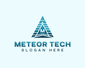 Technology Pyramid Business logo design