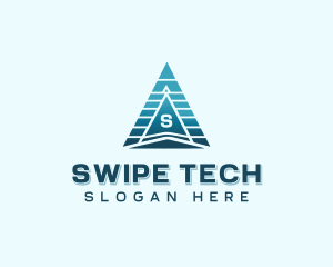 Technology Pyramid Business logo design