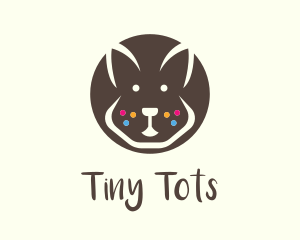 Brown Pet Rabbit logo design