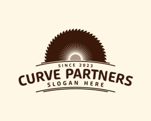 Miter Curve Saw logo design