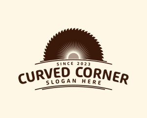 Miter Curve Saw logo design