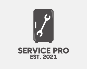 Refrigerator Repair Service  logo design