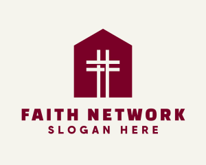 Catholic Cross Faith logo