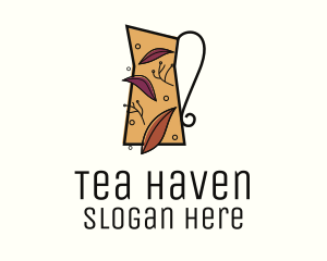 Organic Tea Pitcher logo design