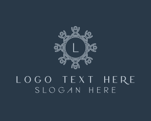 Luxurious Ornament Interior Design Logo