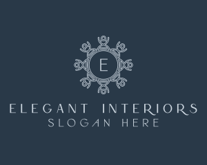 Luxurious Ornament Interior Design logo design