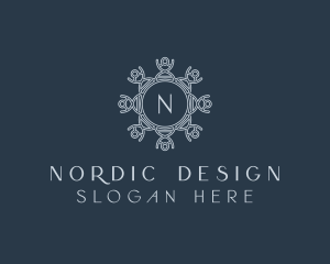 Luxurious Ornament Interior Design logo design