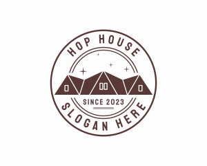 Residential House Roof Maintenance logo design