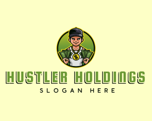 Hustler Money Gang logo design