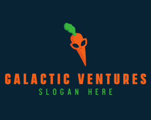 Vegetable Carrot Alien logo