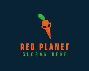 Vegetable Carrot Alien logo