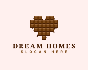 Sweet Chocolate Heart logo