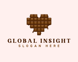 Sweet Chocolate Heart logo