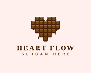 Sweet Chocolate Heart logo