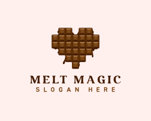 Sweet Chocolate Heart logo