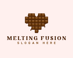 Sweet Chocolate Heart logo
