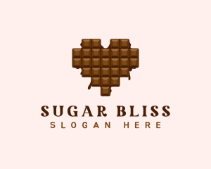 Sweet Chocolate Heart logo