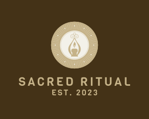 Astral Elegant Candle  logo design