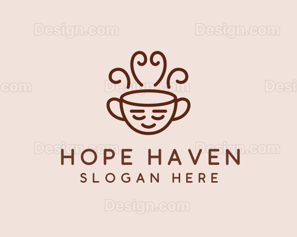 Relaxing Coffee Drink Logo