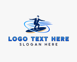 Skimboarding Athletic Fitness logo